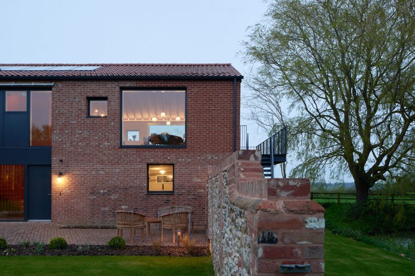 Exterior of farmyard holiday home