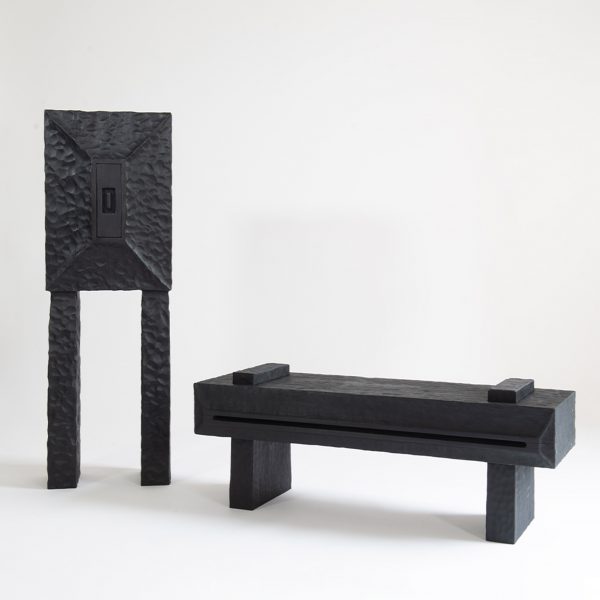 Photo of table and design object by Yining Ge Studio