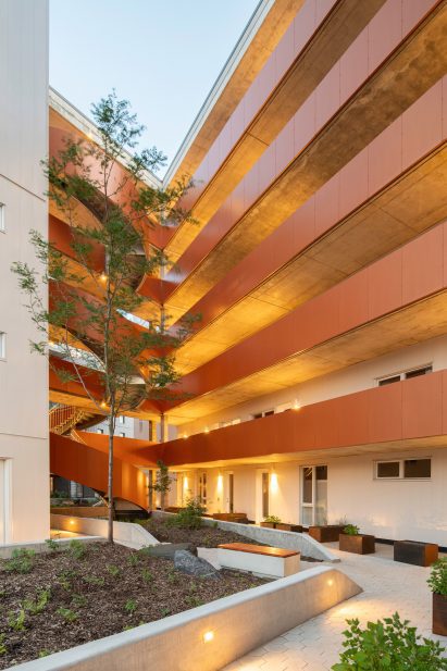 Copper walkways