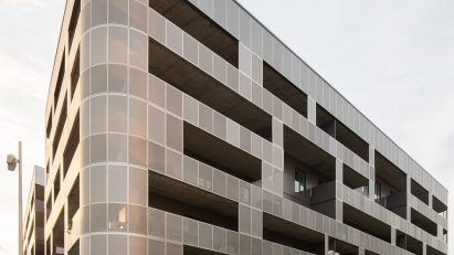 Montreal housing block with metal exterior