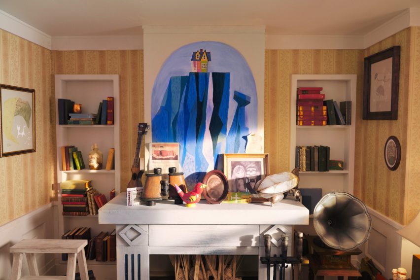 Recreation of the living room in Up