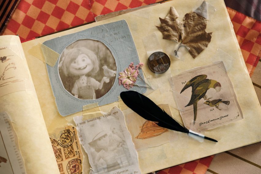 A scrap book