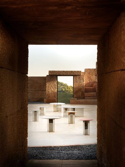 Andromeda coffee tables by LSM for UniFor