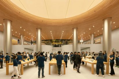 Interior of Shanghai shop by Foster + Partners