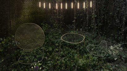 View of Junya Ishigami's furniture for Maniera