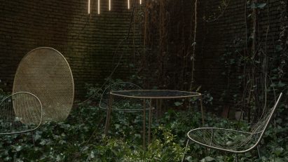 Junya Ishigami furniture in garden space