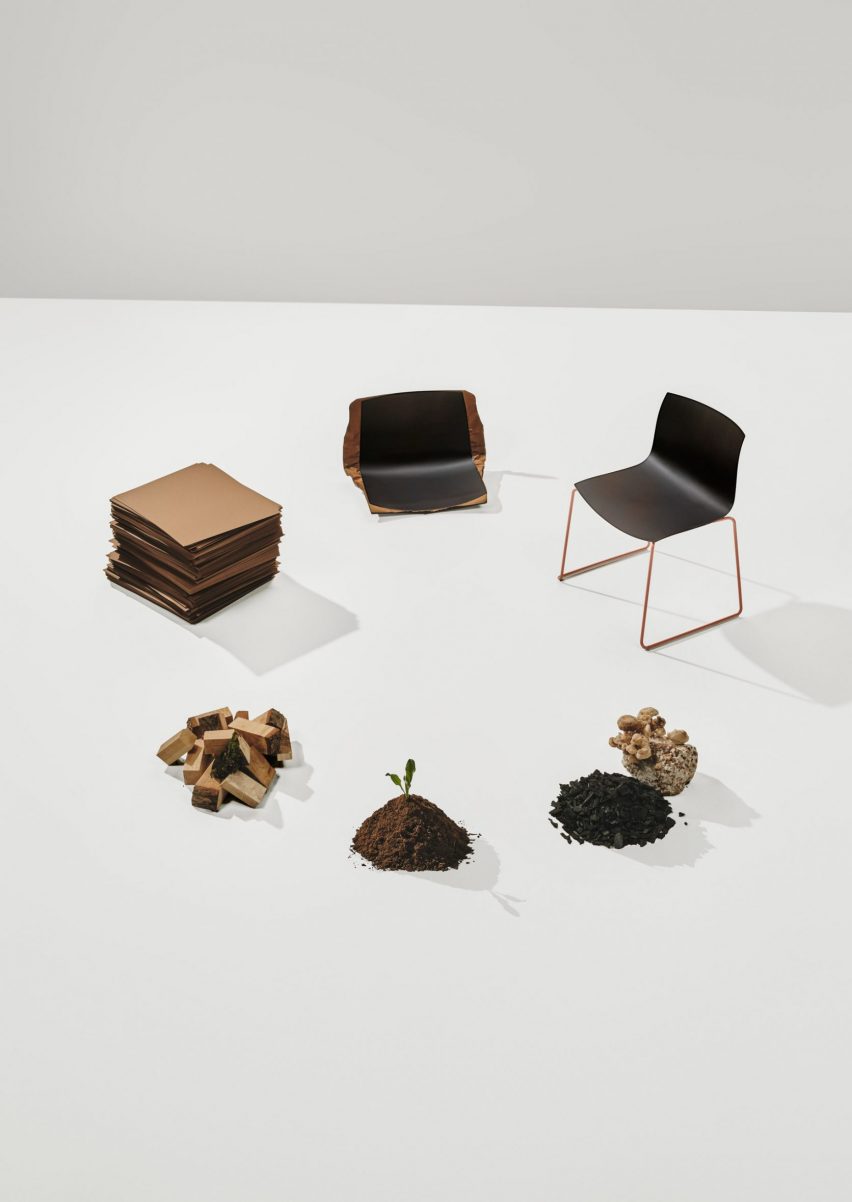 Catifa Carta chairs by Arper