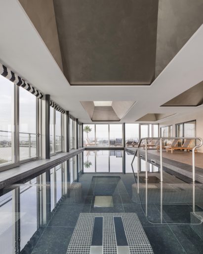 Spa within hotel on rooftop
