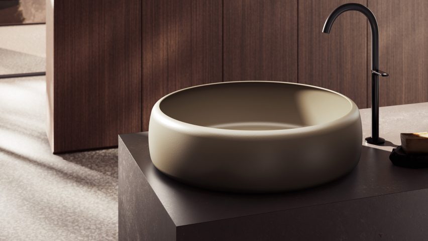 BetteCurve and BetteLiv washbasins by Tesseraux & Partner for Bette