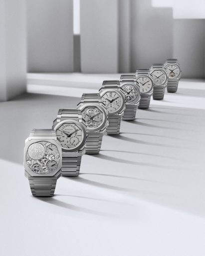 Lineup of watches by Bulgari
