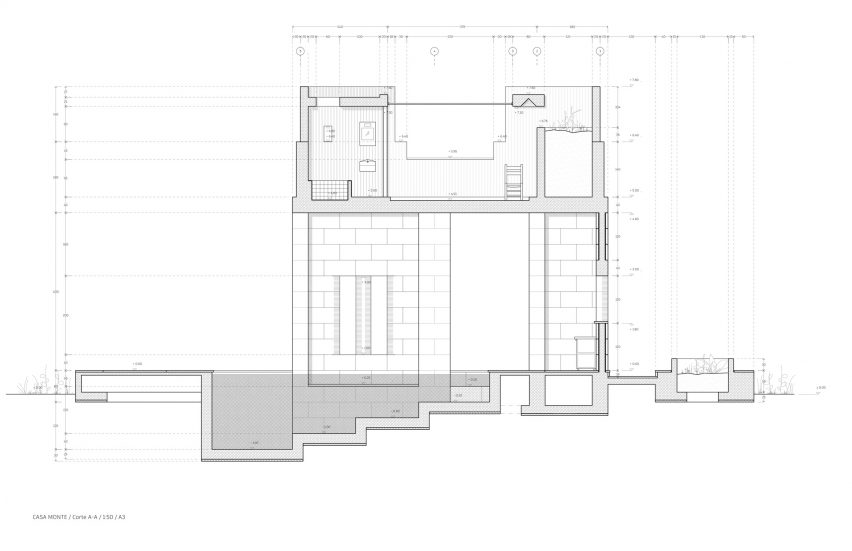 Red brick Mexican home plans