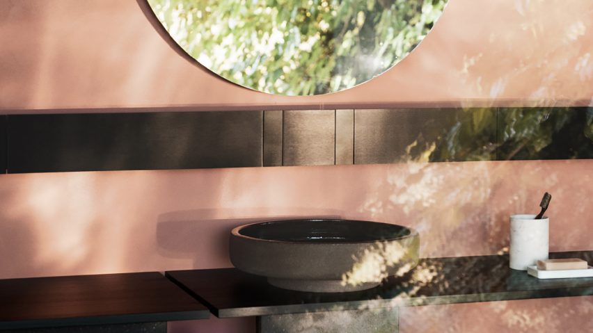 Cenote basin by Patricia Urquiola for Agape