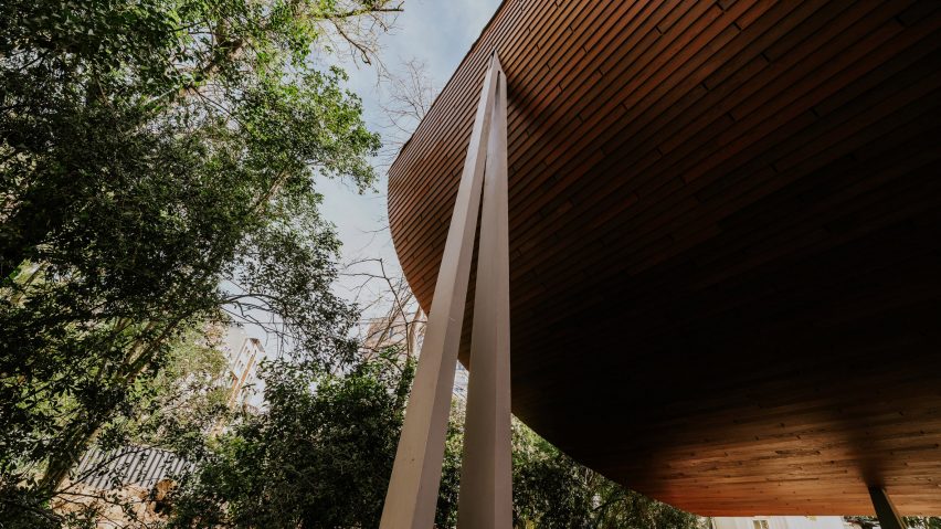 Centro de Arte Moderna Gulbenkian extension by Kengo Kuma