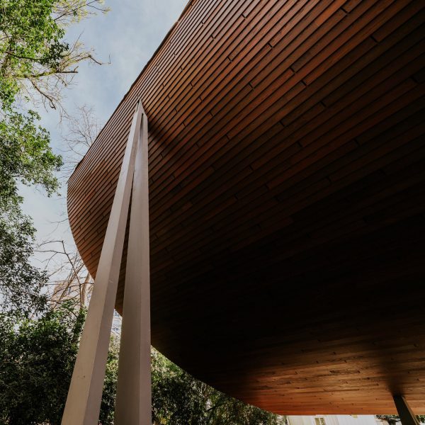 Centro de Arte Moderna Gulbenkian extension by Kengo Kuma