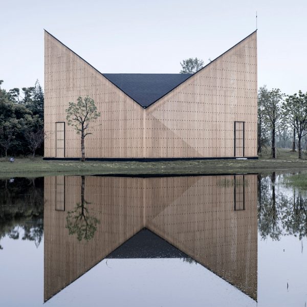 AZL Architects-designed buttefly roof