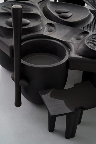 Workstation of Communion table by Giles Tettery Nartey