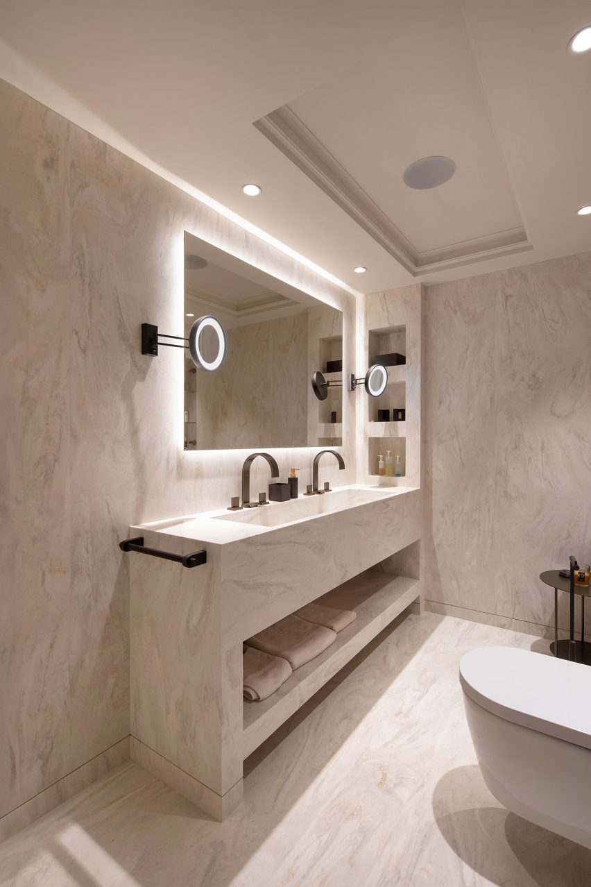 Masterpiece Bathroom in Bulgaria by Corian Design