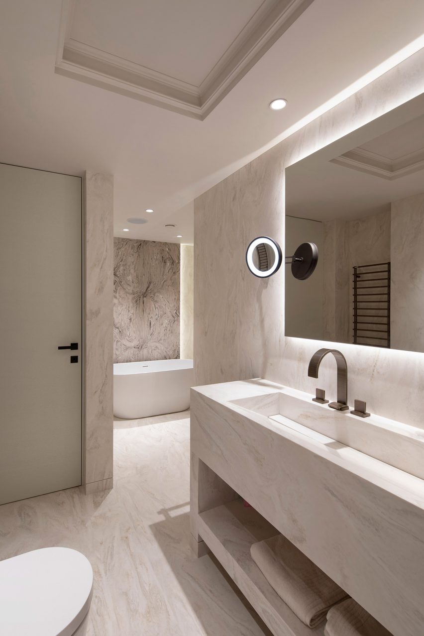 Masterpiece Bathroom in Bulgaria by Corian Design