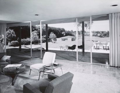 Interior of the Zimmerman House by Craig Ellwood
