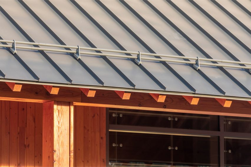 Slopped roof