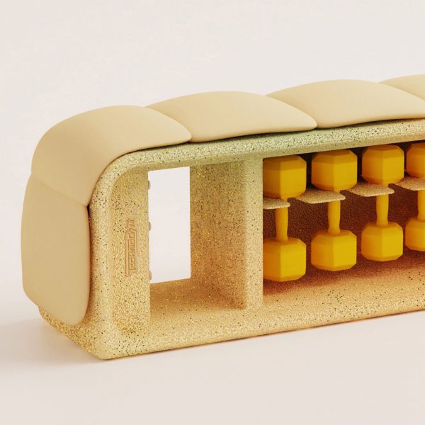 Patricia Urquiola's exercise bench for Technogym