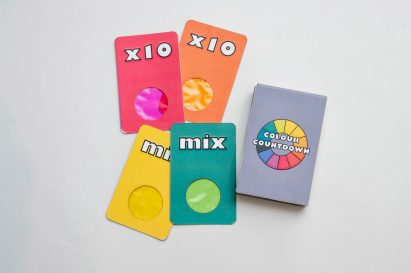 Colour Countdown card game by The Piggott School from 2024 Design Ventura competition