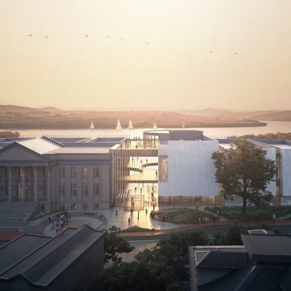 Modern museum expansion in Canada