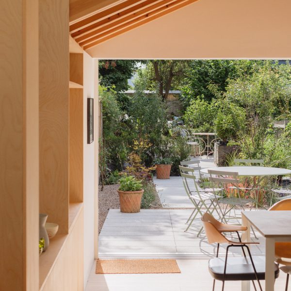 Interior of Flitch Cottage by Whittaker Parsons