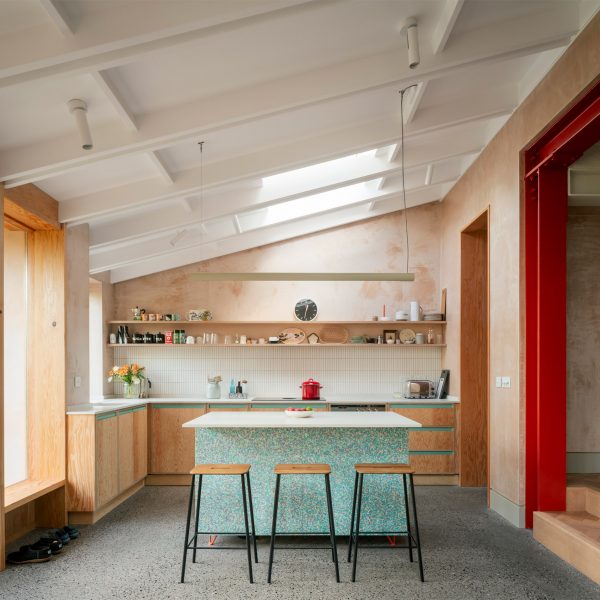 Interior of Hillside House by Mike Tuck Studio