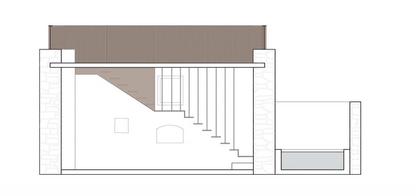 Section of Drakoni House by Doriza Design