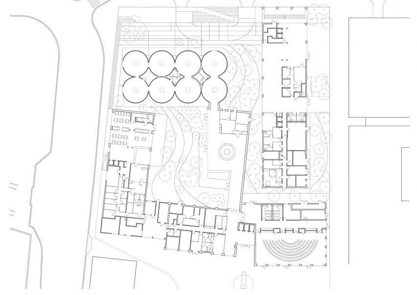 Ground floor plan of Bacalan Block by Colboc Sachet Architects