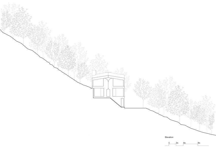 Section of House C by Celoria Architects