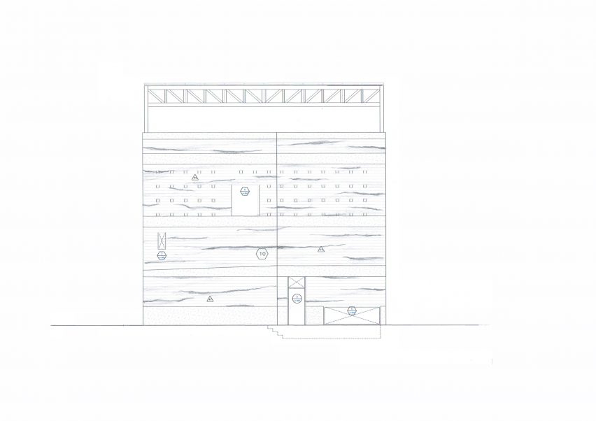 North elevation of Chonburi building by Suphasidh Architects