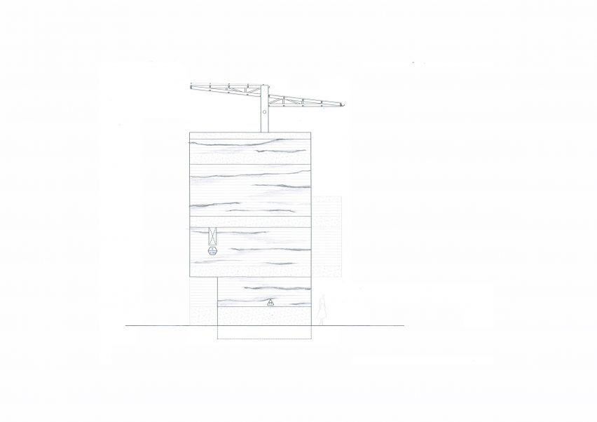 West elevation of Chonburi building by Suphasidh Architects