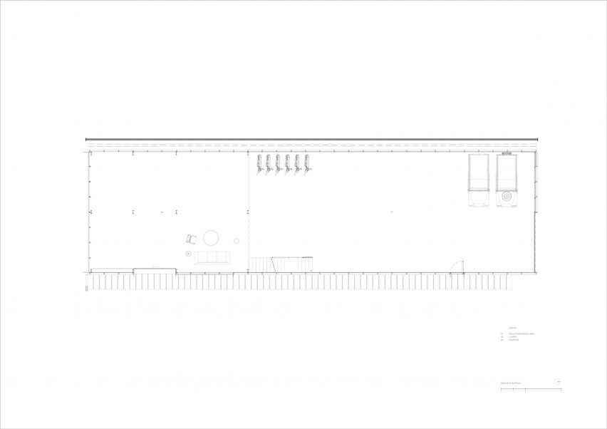Ground floor plan of Mawi Garage by Dhaniē & Sal