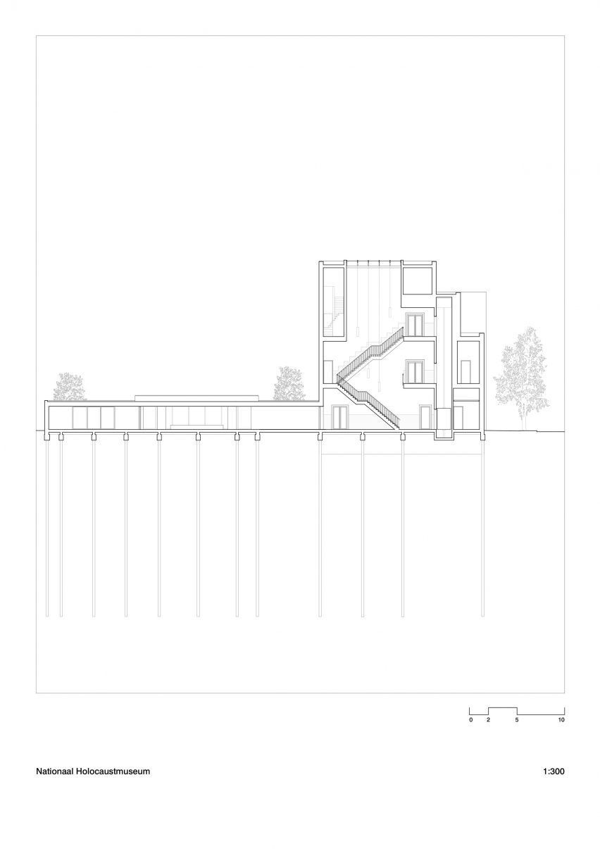 Section of Kweekschool by Office Winhov