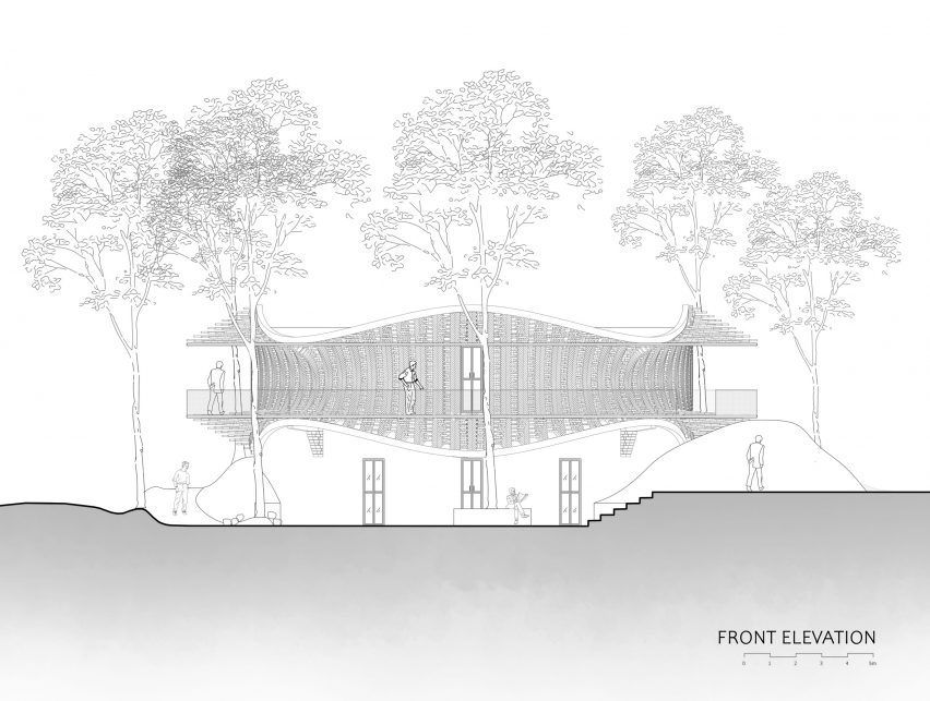 Front elevation of Toy Storey by Wallmakers