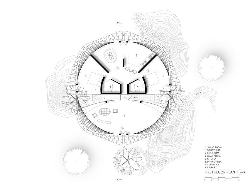 First floor plan of Toy Storey by Wallmakers
