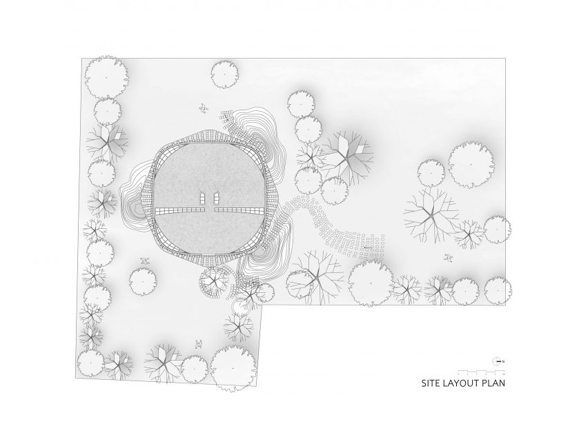 Site plan of Toy Storey by Wallmakers