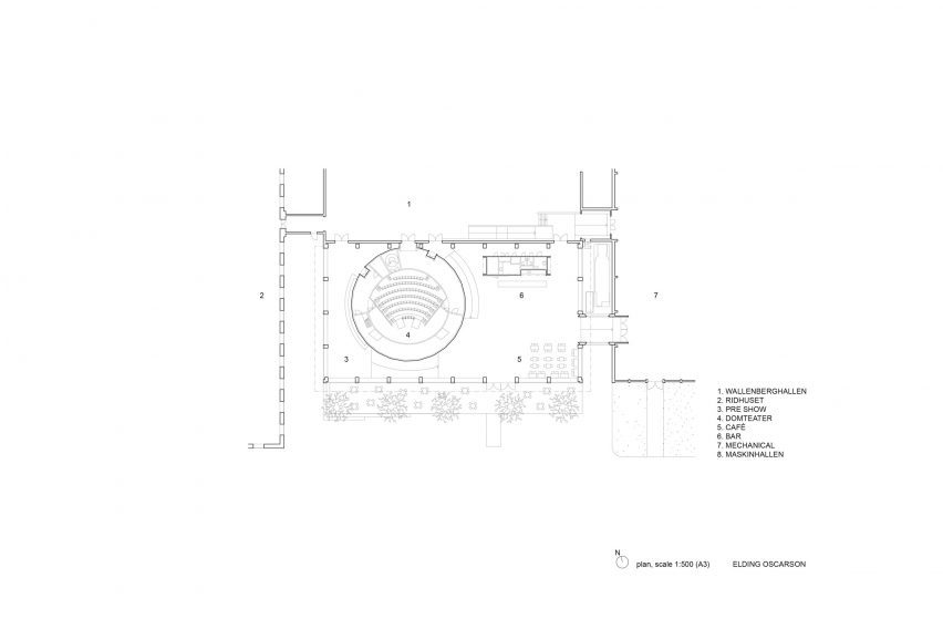 Floor plan of Wisdome Stockholm