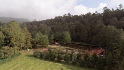 Aerial view of Equestrian San Ramón stables