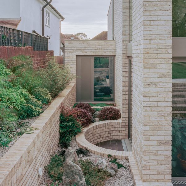 Side of the new house by Fletcher Crane