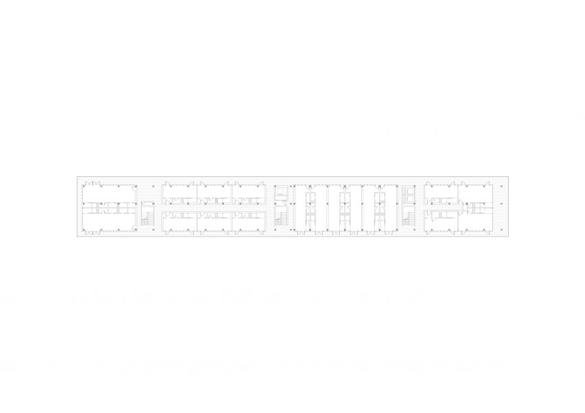 Floor plan of Floating Hotel by More Architecture