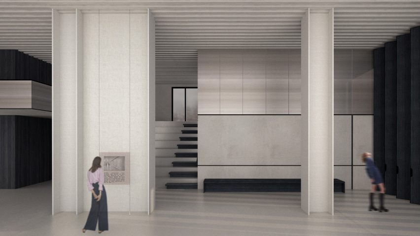 Visualisation of a lofty interior