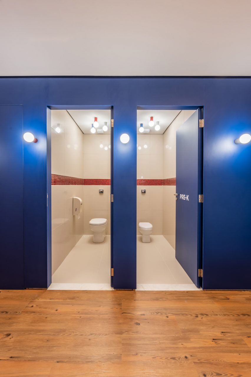 blue bathrooms
