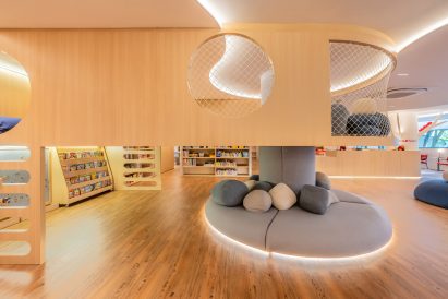 Play pen in library