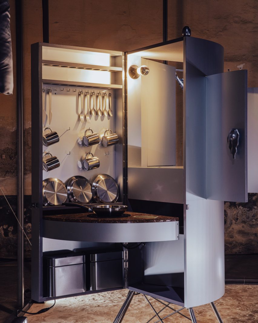 Aluminium post apocalyptic furniture