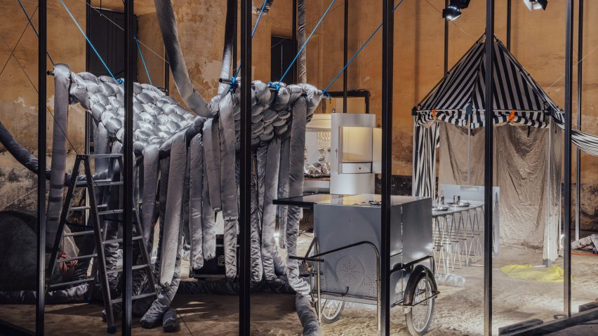 Aluminium post apocalyptic furniture