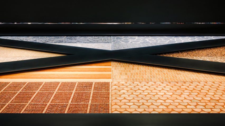 View of Hermès installation in Milan