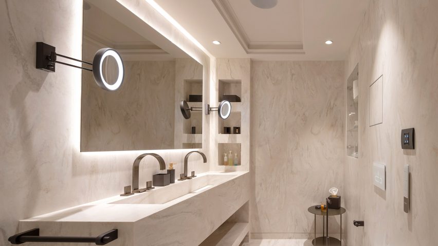 Masterpiece Bathroom in Bulgaria by Corian Design